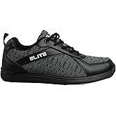 ELITE Pinnacle Men’s Bowling Shoes | Includes Universal Sliding Soles | Left or Right-Handed Men’s Bowling Shoes | Great for Bowling Practice and League Games