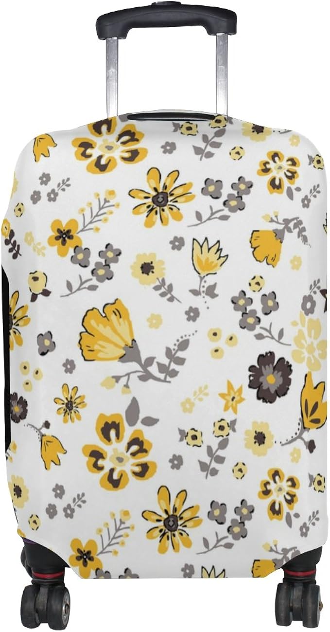 small yellow suitcase