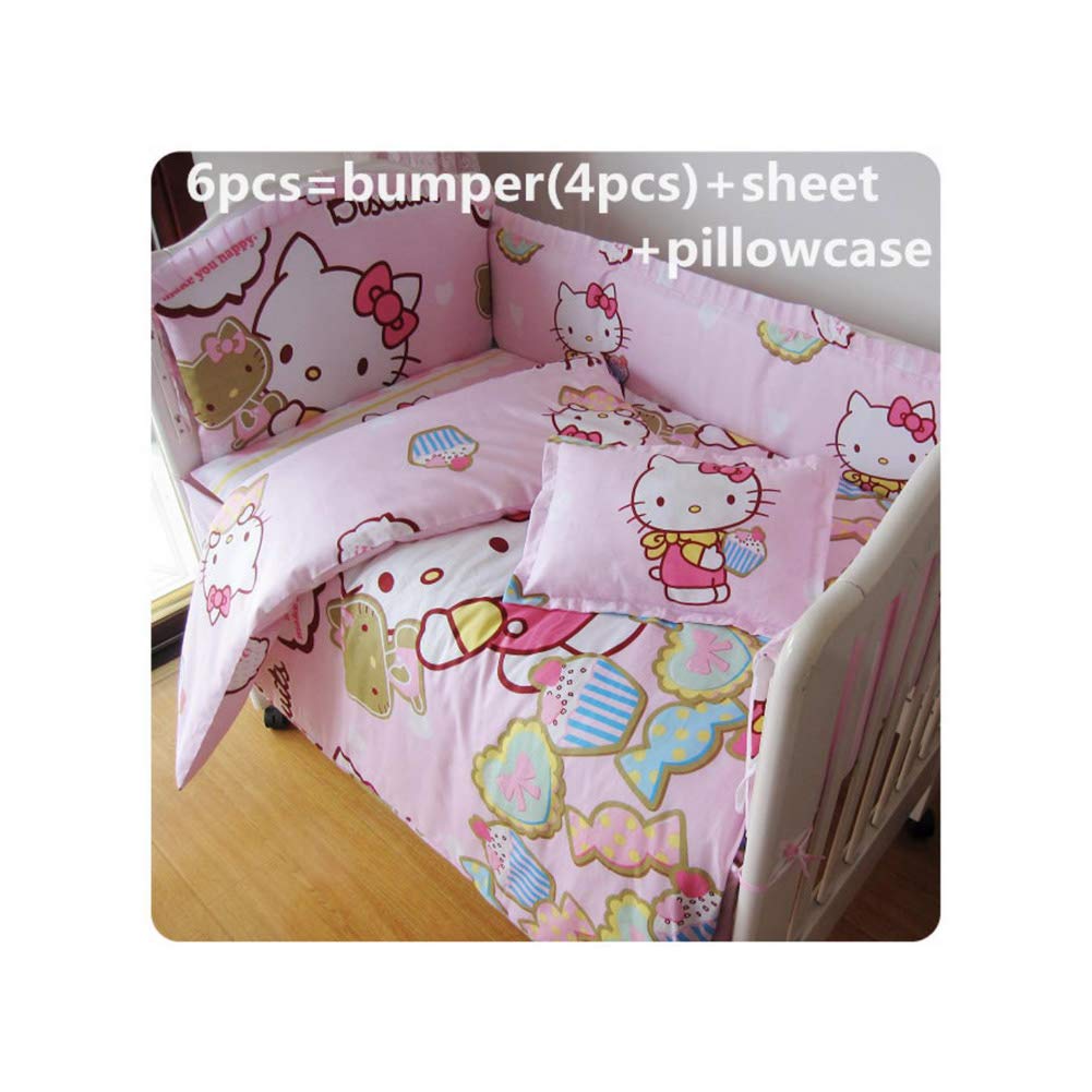 pink cot bedding set