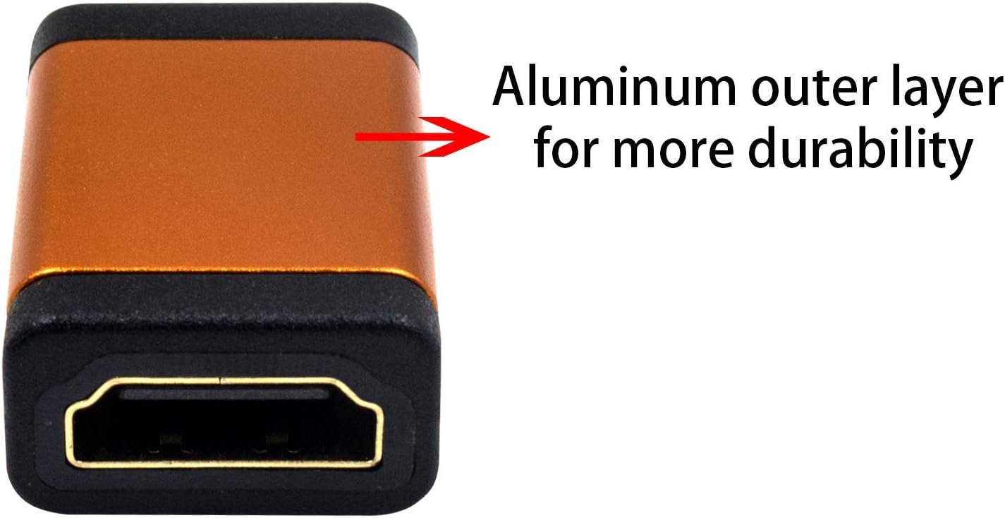 Duttek HDMI Coupler, HDMI Female to Female Adapter Gold-Plated HDMI Connector Supports 4kx2k@60HZ Ethernet, 3D Video, UHD - Image 4