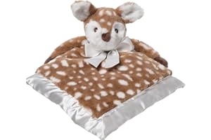 Bearington Collection Baby Lil’ Willow Snuggler, 15-Inch Woodland Fawn Plush Lovey & Stuffed Animal Security Blanket for Infants - Loveys for Babies - Deer Stuffed Animal Fawn Blanket
