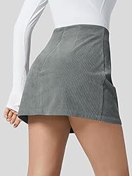 Wenrine Womens Mini Skirt High Waisted Basic Casual