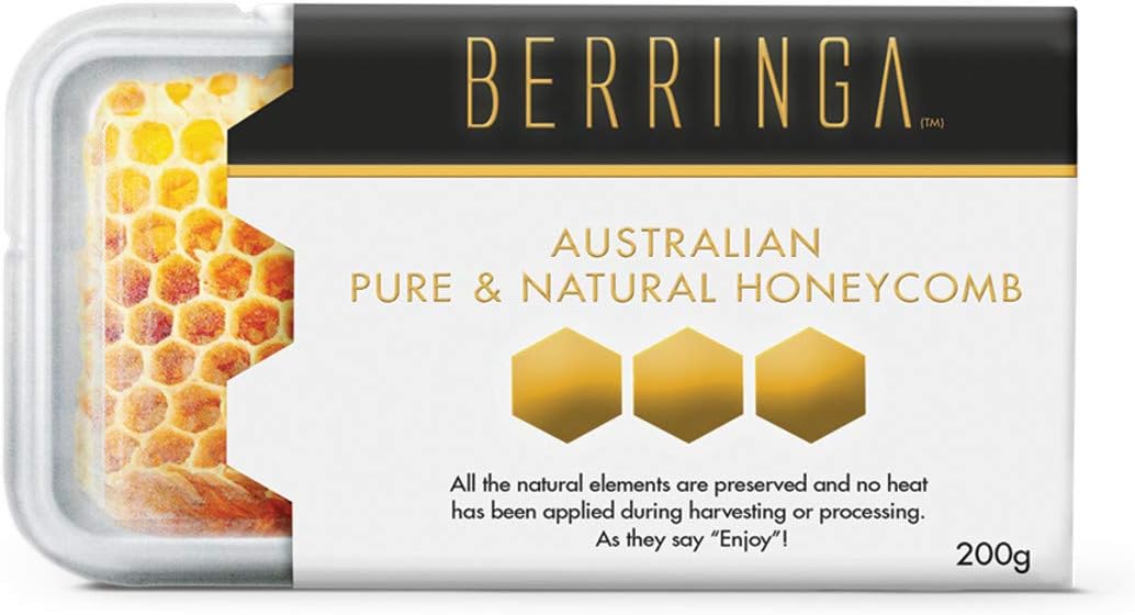 Berringa Certified Organic Honeycomb 200g