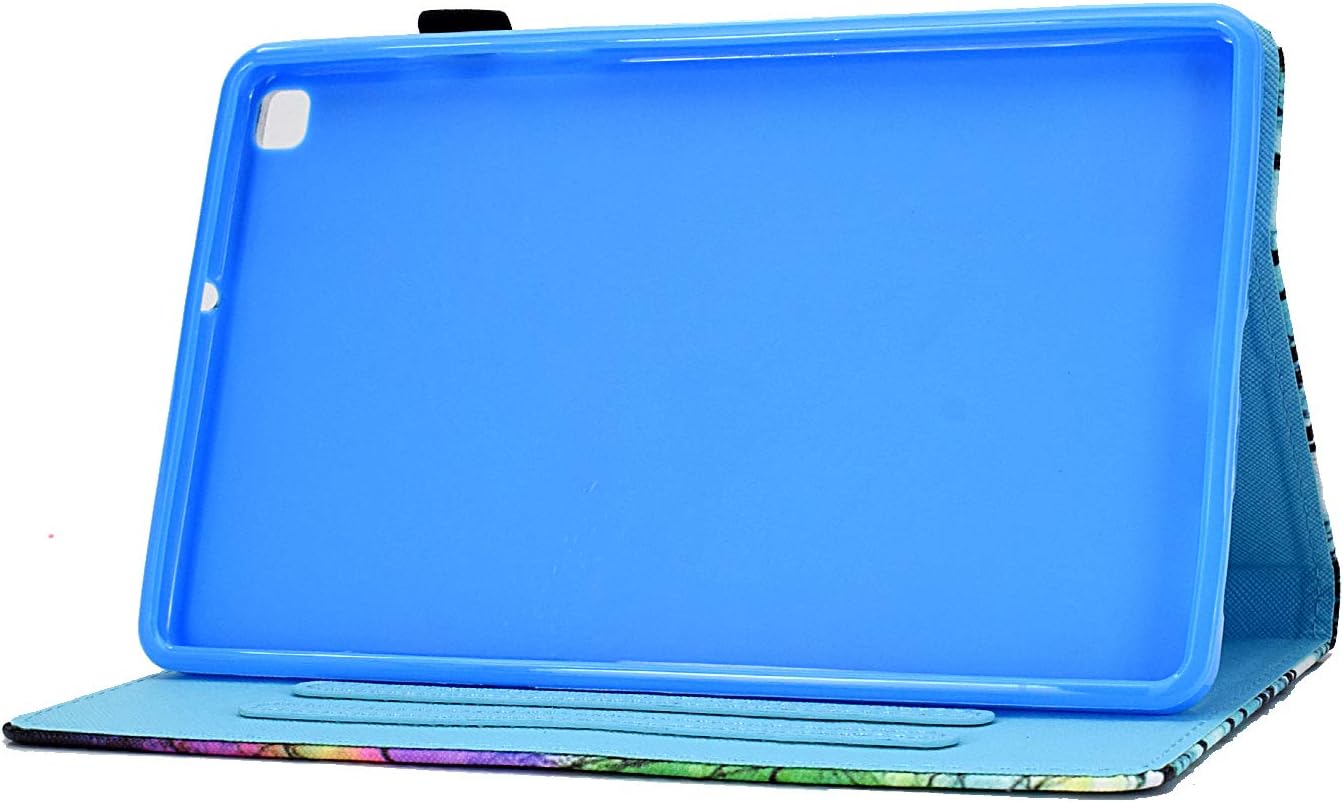 CaseFun Case for Lenovo Tab M10 Plus Glitter PU Leather Magnetic Multi-Angle Viewing Stand Cover with Card Slots - Image 4