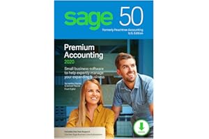 SAGE SOFTWARE Sage 50 Premium Accounting 2020 U.S. 1-User [PC Download]