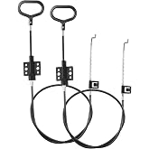 Komokeru 2 Pack Recliner Cable Replacement Sofa Recliner Parts, D-Ring Release Pull Handle for Couch Sofa Recliner Repair, Exposed Length 4.72" with S Tip
