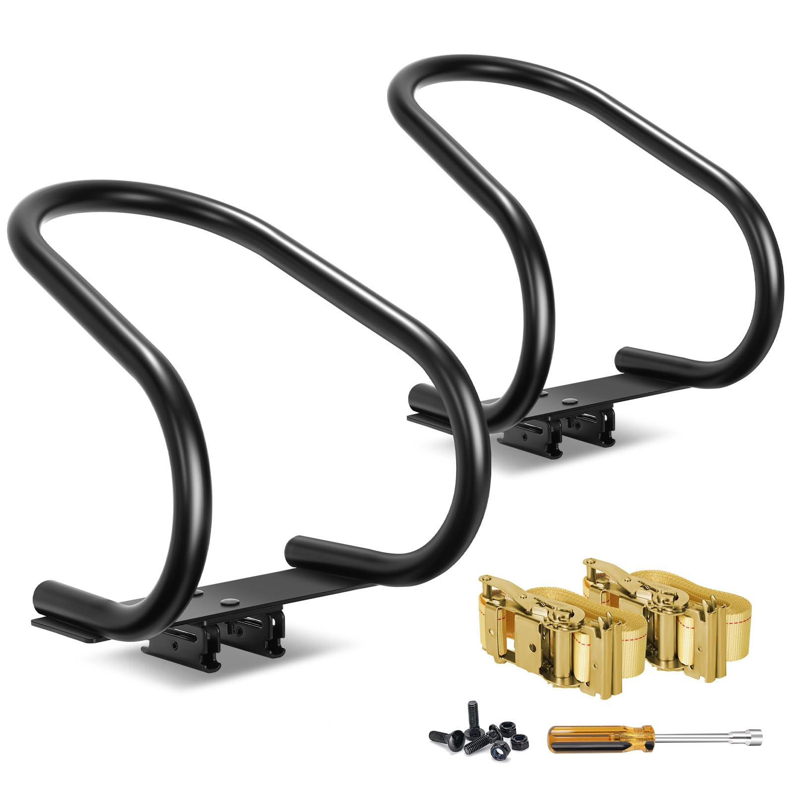 Photo 1 of 2 Pack E-Track Wheel Chock & Strap Kit|E Track Motorcycle Wheel Chock for Trailers for etrack system|E-Track Accessories for Enclosed Trailer- Supports Tire dirt bike, motorcycle for Garages and Trail