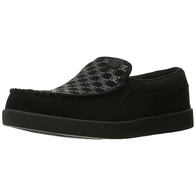 DC Mens Villain TX Slip-on Skate Shoes Skateboarding, Black Print, 9 D D US