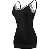 V Neck Compression Tank Tops for Women Tummy Control Shapewear Cami Shaper Seamless Body Shaping Tank Tops Lace