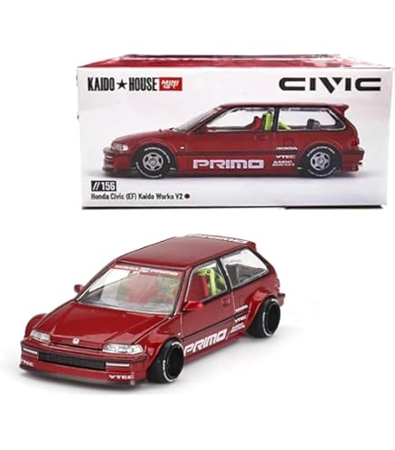Diecast Model Car Compatible with Kaido House x Mini GT 1:64 Honda
