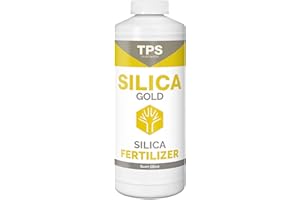 TPS NUTRIENTS Silica Gold Plant Strength Nutrient and Supplement with Bioavailable Silicon 1 Quart (32 oz)