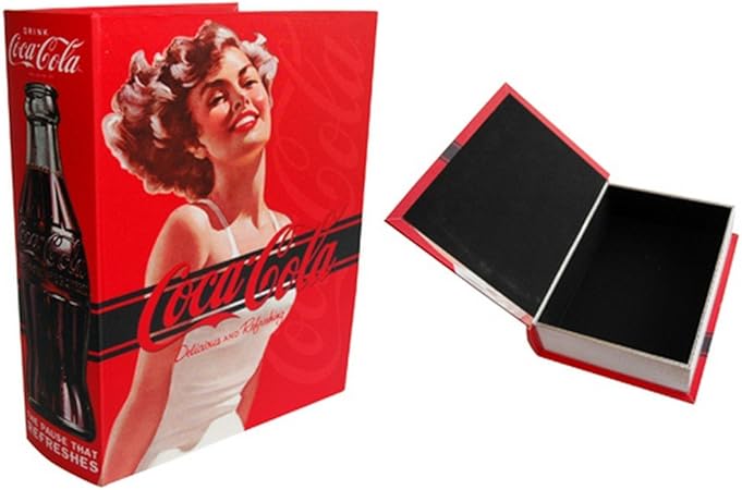 Libro Caja de madera, diseño de Coca-cola: Amazon.es: Hogar