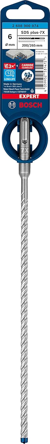 Bosch EXPERT SDS plus-7X Hammer Drill Bit 6 mm Carbide for Concrete view 2