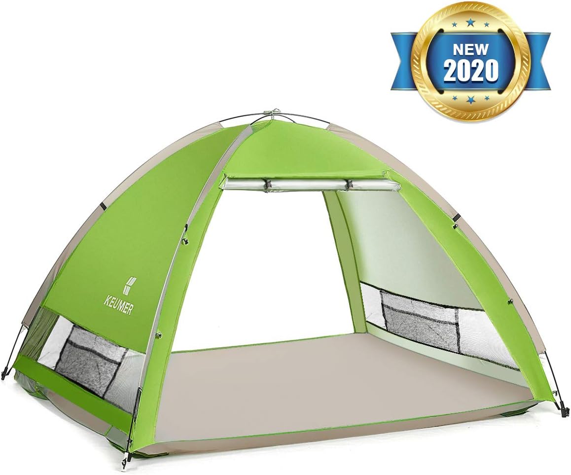 SGODDE Large Pop Up Beach Tents Sun Shelter for 45 Persons 2020 New
