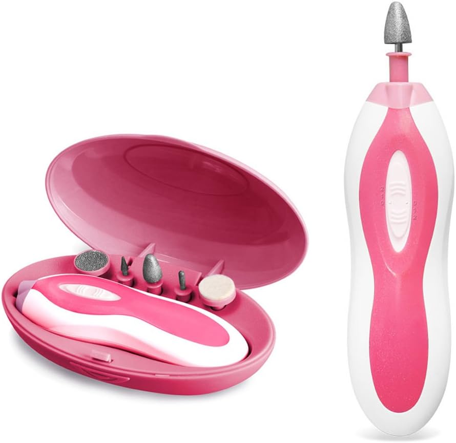 Nail File, ETTG Rechargeable Foot Nail File Electric Manicure Device for Removing Hard Cracked Dead Skin Cells Polishing Shaping and Heading, All-in- One Nail Foot Care Foot