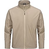 Little Donkey Andy Men's Golf Windbreaker Lightweight Jacket Warm Fleece Lined Water-Resistant Zip Up Winter Coat Jackets