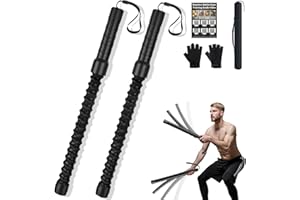 LOVIVID Ropeless Battle Ropes for HIIT Workouts, Cardio & Muscle Training, Low-Impact Cardio Training, Portable Cordless Home Gym Equipment for Men & Women with Non-Slip Gloves