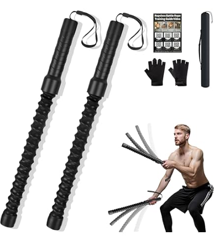 XPEED Gym Workout Rope Heavy Battle Rope 30 Feet Exercise Rope Fitness Strength Training Battle Rope Battling Rope