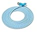 iPhone 6 Charger, 10Ft Long Apple Cable iPhone 6S Charger F-color MFi Braided Lightning Cable Phone Charger Cord for iPhone 6S 6 Plus 5S 5C 5, iPhone SE, iPad Mini 4, iPad Pro, iPod Touch 5 Blue