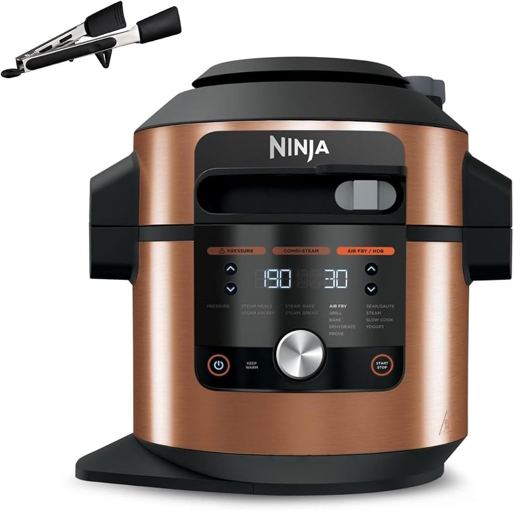 Ninja Foodi MAX 14-in-1 SmartLid 7.5L Electric Pressure Cooker Air Fryer Copper