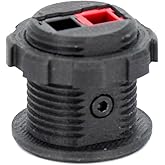 Carbon Composite Panel Mount Adapter w/Backside Nut for Anderson Powerpole (No Connecter)