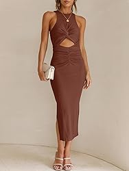 ANRABESS Womens Summer Formal Wedding Guest Dress