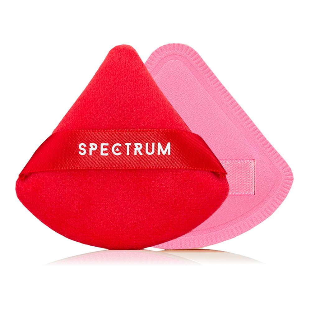 Spectrum Puffection Duo | Blend & Set | Cushion and Velvet Puffs for Perfect Makeup Finish | Vegan & Cruelty-Free