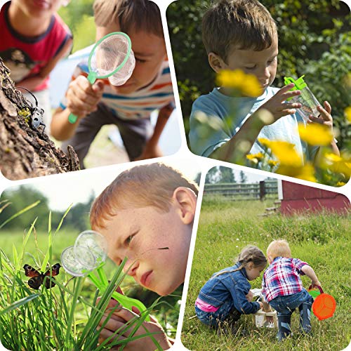 6 Kids+12Pcs+Observation+Catcher+Compass+Magnifying+Collector+Butterfly+Tweezers