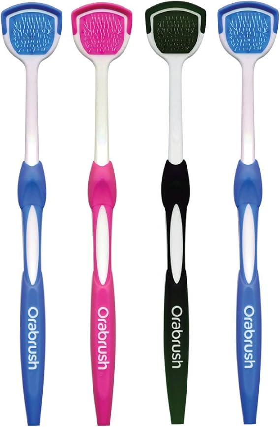 Orabrush Tongue Cleaner, 4 Count Amazon.ca Beauty