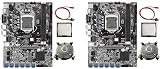 KVSERT 2X B75 BTC Mining Motherboard LGA1155 DDR3 12x PCIE G530/G630 CPU Fan view 5