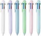 OSDUE 6 PCS 0.5mm 6-in-1 Multicolor Ballpoint Pen Retractable 6 Color view 7