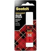 Scotch Glue Stick, .53 oz, Acid Free and Non-Toxic (6015)