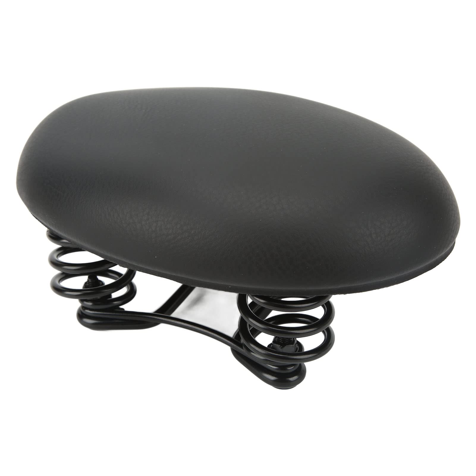 Bike Seat, PU Leather Foamed Cotton Breathable Super Elastic Double Layer Design Shock Absorbing Noseless Bicycle Saddle Ergonomic Comfortable Cycling Saddle for Road Bikes Mountain Bikes