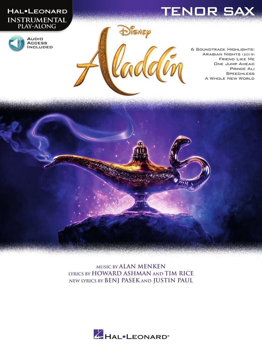 Aladdin - Tenor Sax Instrumental Play-Along: Instrumental Play-Along Series for Tenor Sax (Hal Leonard Instrumental Play-along)