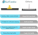 KeFanta Floor Squeegee 45cm Heavy Duty with 163cm Handle Outdoor view 6