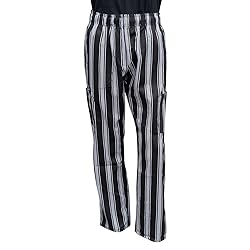 Chef Code Chef Pants, Triple Stripe Black