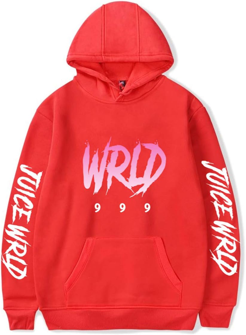Fashion Juice WRLD 999 Word Hip Hop Hoodie Sweatshirt Pullover for Youth and Adult