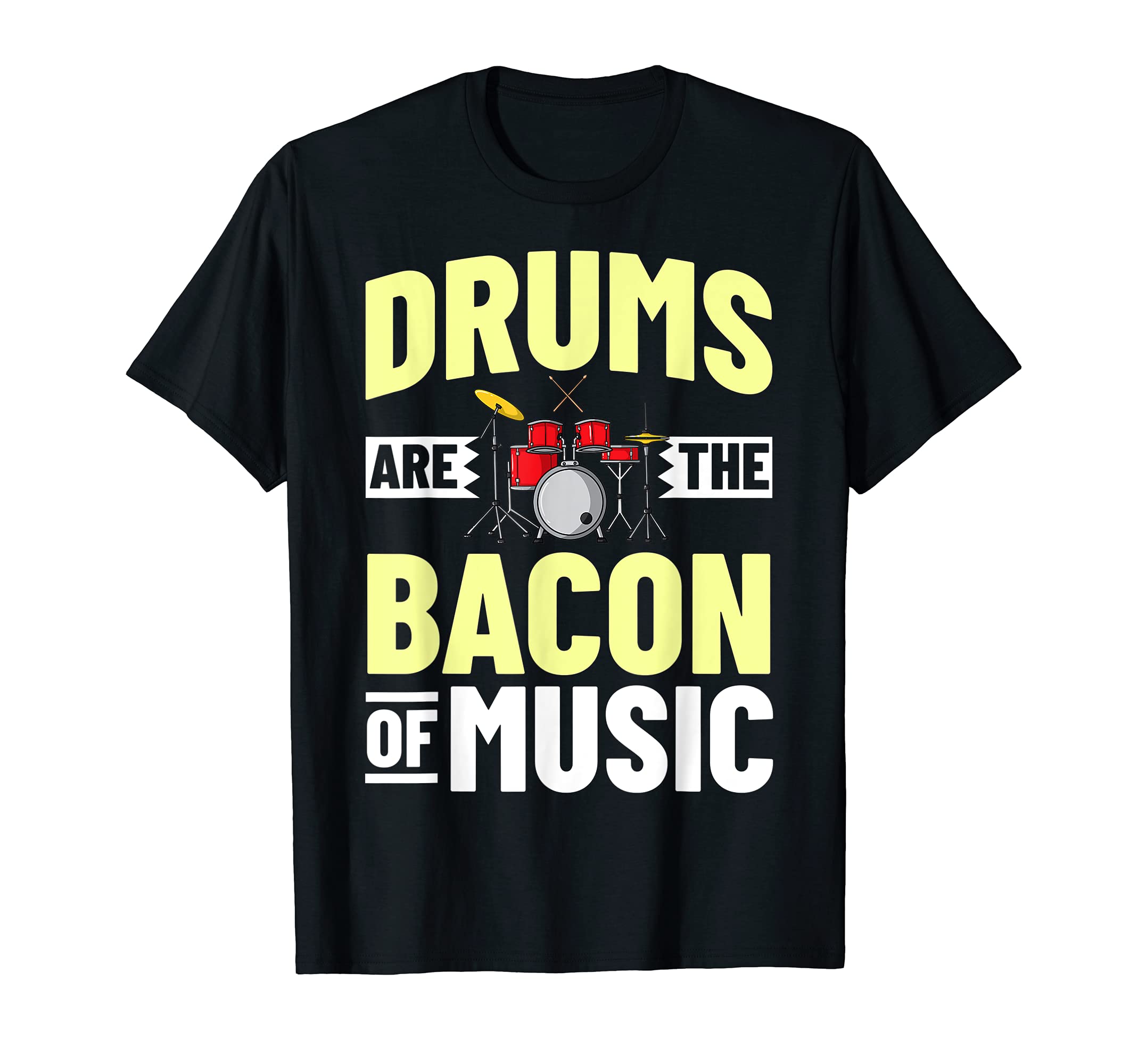 Drum Sticks Player Music Lessons Drummer T-Shirt