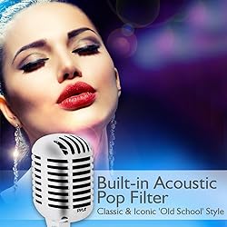 Pyle Classic Retro Dynamic Vocal Microphone - Old