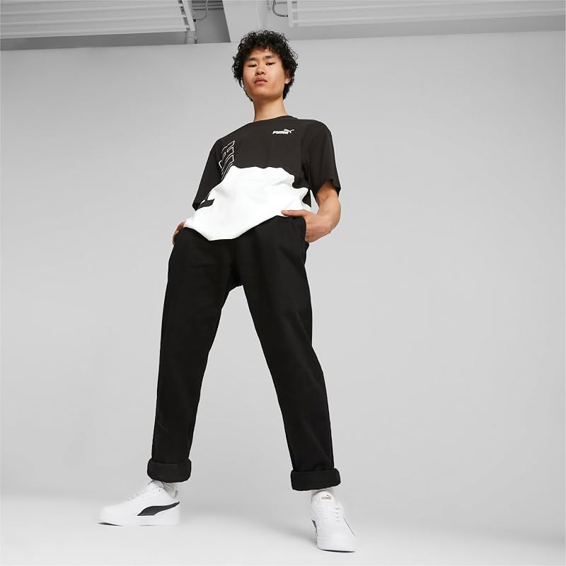 Caven 2.0, Zapatillas Unisex adulto, Puma White-Puma Black-Gold, 42 EU — foto 2 de 8