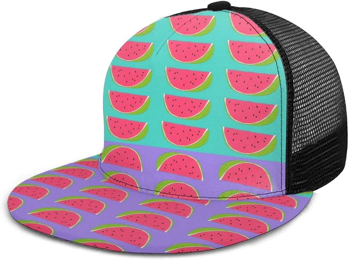 elasonn Watermelons Fruit Pattern Men Womens Rugged Fashion Baseball