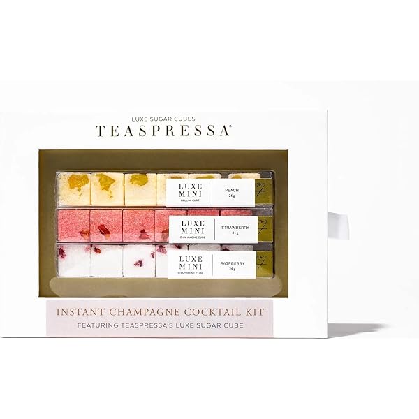 Teaspressa DIY Mimosa Kit - Champagne Infused Sugar Cubes With Natural Flavors