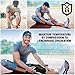 KNEE SLEEVE (Single) - High Long Compression Sleeve. Knee Support for Running, Workout, Basketball and Other Activities … (S)