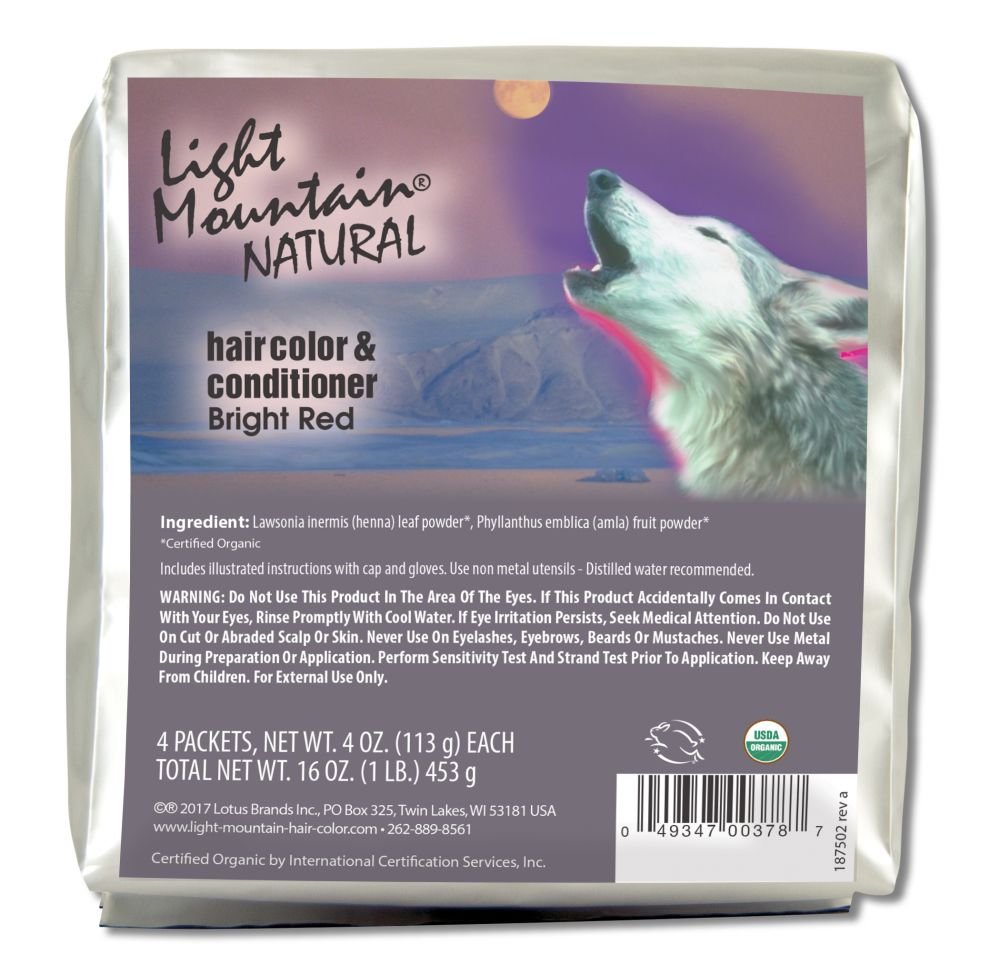 Light Mountain Natural Bulk Hair Color and Conditioner