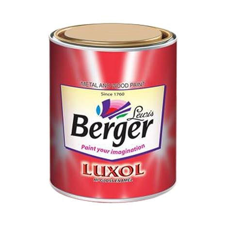 Berger Paints Luxol Hi Gloss Enamel 1ltr Smoke Grey Amazon In