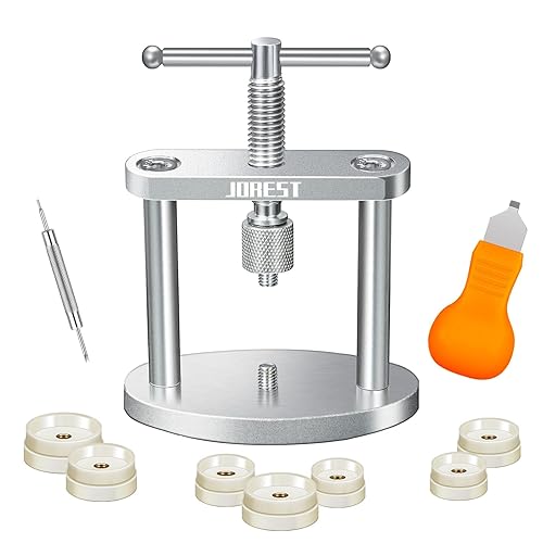 JOREST Watch Press Tool Set, Back Case Closer for Closing the
