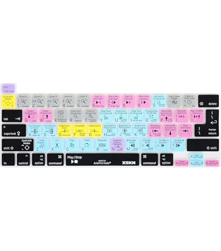 Amazon.com: XSKN Avid Pro Tools Shortcuts US Version Keyboard