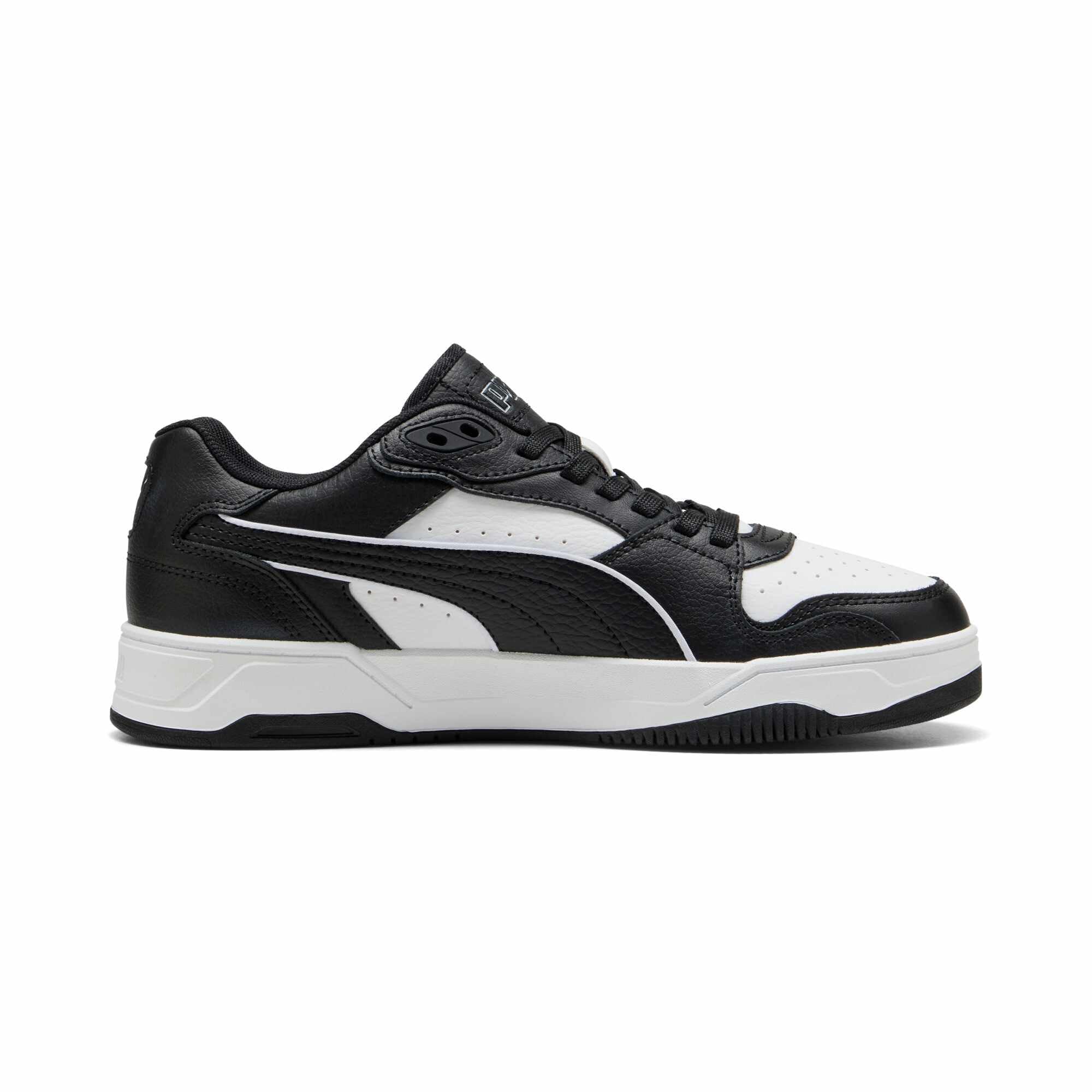 PUMA RBD Break Low Unisex-Sneaker, Weiß, Schwarz, 4 UK 3