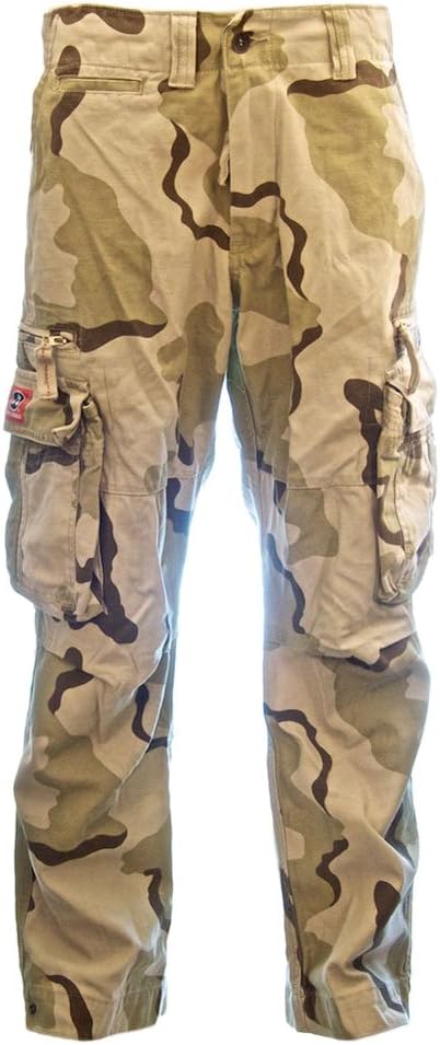 Molecule Men's Regular Fit Classic Cargo Trousers with Multiple Pockets