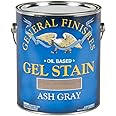 General Finishes Oil Base Gel Stain, 1 Gallon, Ash Gray